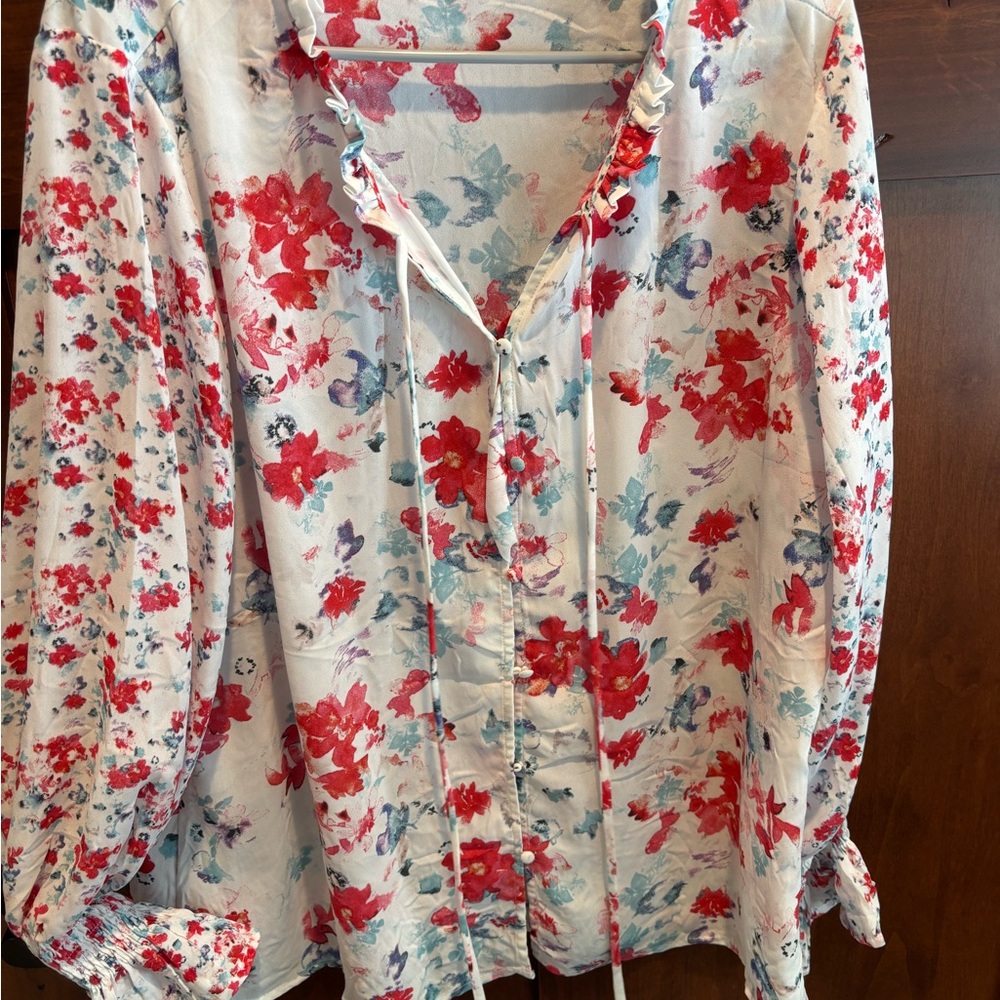 Floral Long Sleeve Blouse